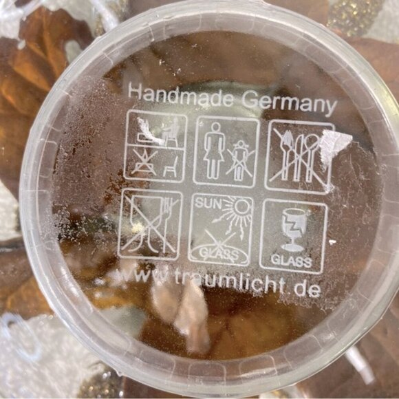 Vintage Dreamlight Germany Handmade Cherub Leaf Vomit Tealight Candle Holder - Picture 6 of 14